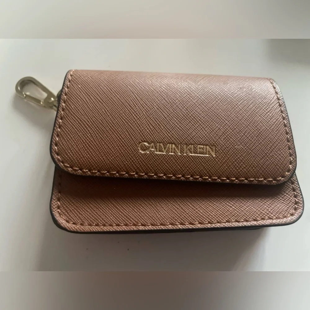 Calvin Klein Tan Leather Wallet - Picture 1 of 5